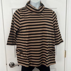 NIB Appleseed’s striped turtleneck